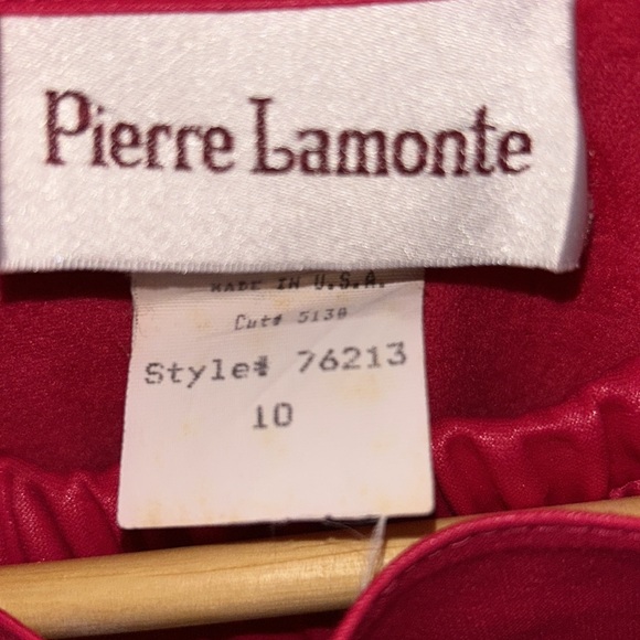 Pierre LaMonte Vintage  Barbie hot pink 2 piece skirt size 16 and jacket size 10 - Picture 9 of 9